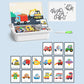 Magnetische Puzzlebox für Kinder mit Spiel- und Malbrett