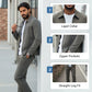 Lässiges, einfarbiges Zweiteiler-Set für Herren – Jacke und Hose