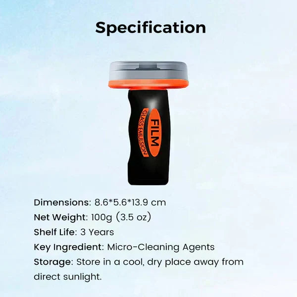 🚗 KÖP 2 FÅ 1 GRATIS! 💧 Rengöring för Borttagning av Oljefilm på Bilglas Sidoruta – Förbättrar Sikten, Eliminerar Repellerande Ytor & Enkel Applicering ✨