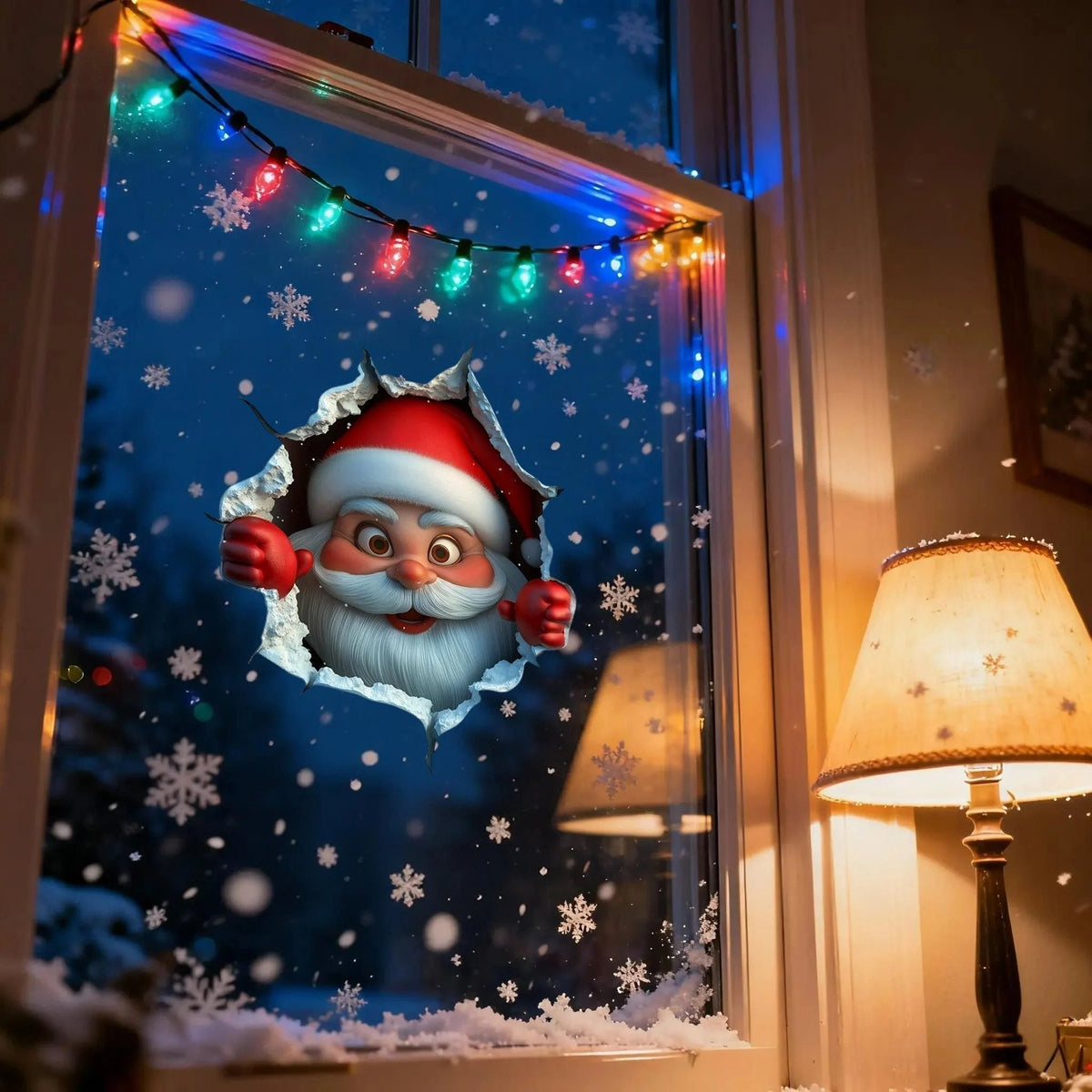 🎄Julrea 50 % rabatt🎅Kreativa julklistermärken för väggar