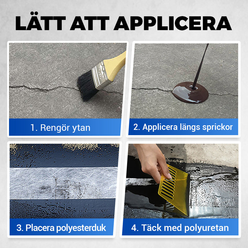 🏠 50% RABATT NU! Vattentät polyuretanbeläggning – hållbar, UV-beständig & enkel applicering – perfekt för tak, terrasser, väggar och inomhusbruk ✨🛡️
