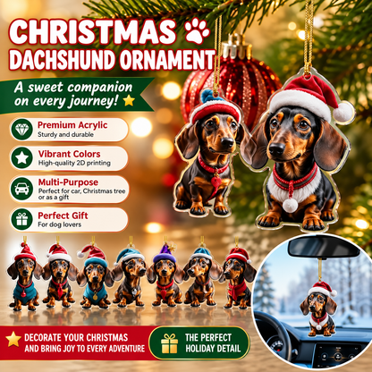 ⏳🔥 TIDSBEGRÄNSAT ERBJUDANDE: 50 % RABATT! ⏰🎄 Julgransprydnader med valpmotiv 🐕🎁