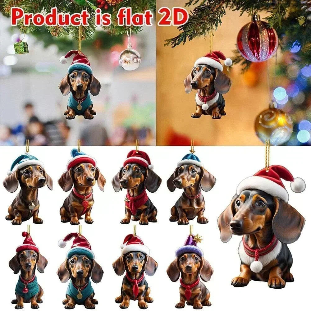 ⏳🔥 TIDSBEGRÄNSAT ERBJUDANDE: 50 % RABATT! ⏰🎄 Julgransprydnader med valpmotiv 🐕🎁