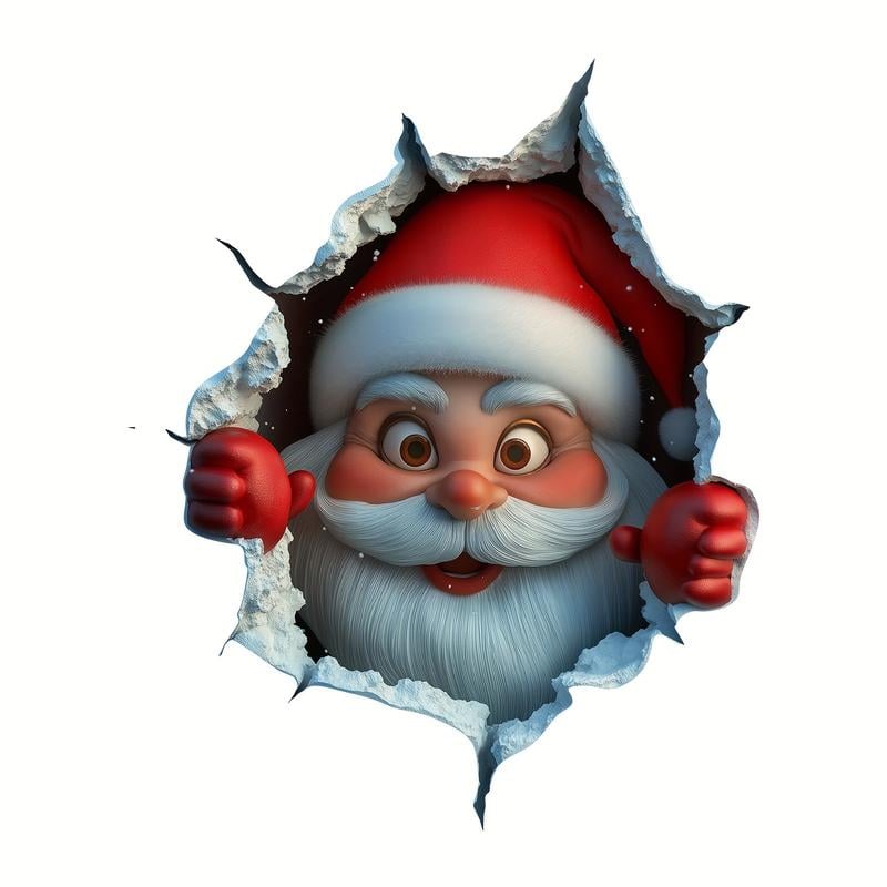 🎄Julrea 50 % rabatt🎅Kreativa julklistermärken för väggar