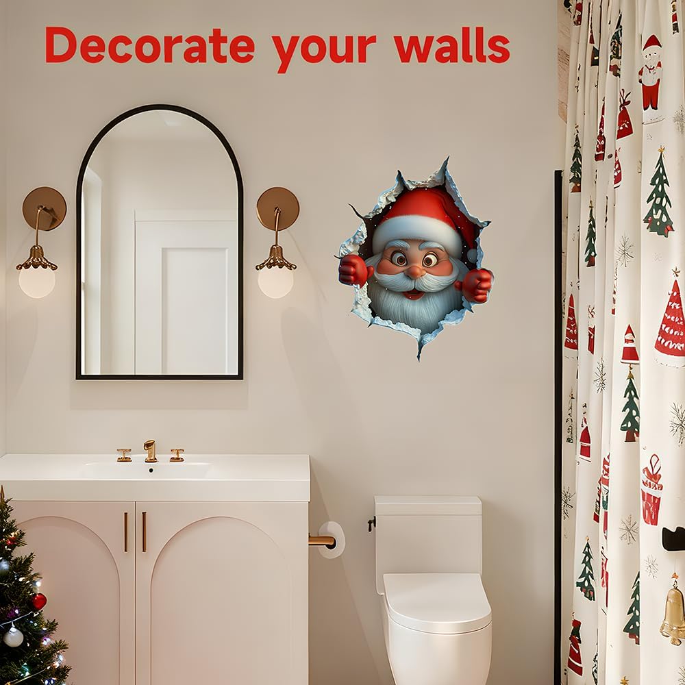 🎄Julrea 50 % rabatt🎅Kreativa julklistermärken för väggar