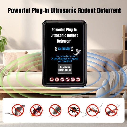⏳Begrenzte Zeit 63% Rabatt💥Leistungsstarkes Plug-In-Ultraschall-Nagetierabwehrmittel