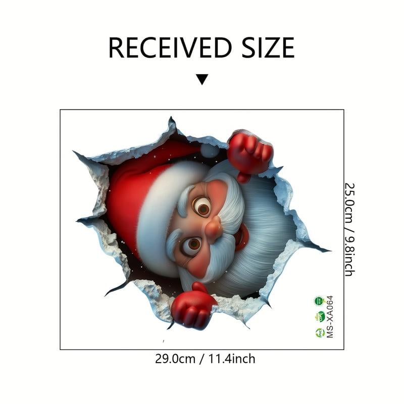 🎄Julrea 50 % rabatt🎅Kreativa julklistermärken för väggar