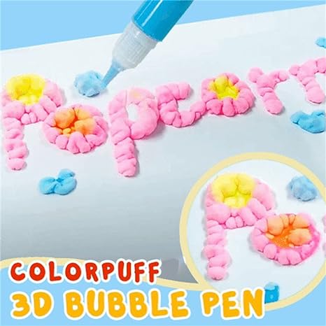🎁50% RABATT NU!! 🔮 Magiska Popcorn-pennor – Rita i 3D med ett drag! 🎄 DIY Bubbelritpennor