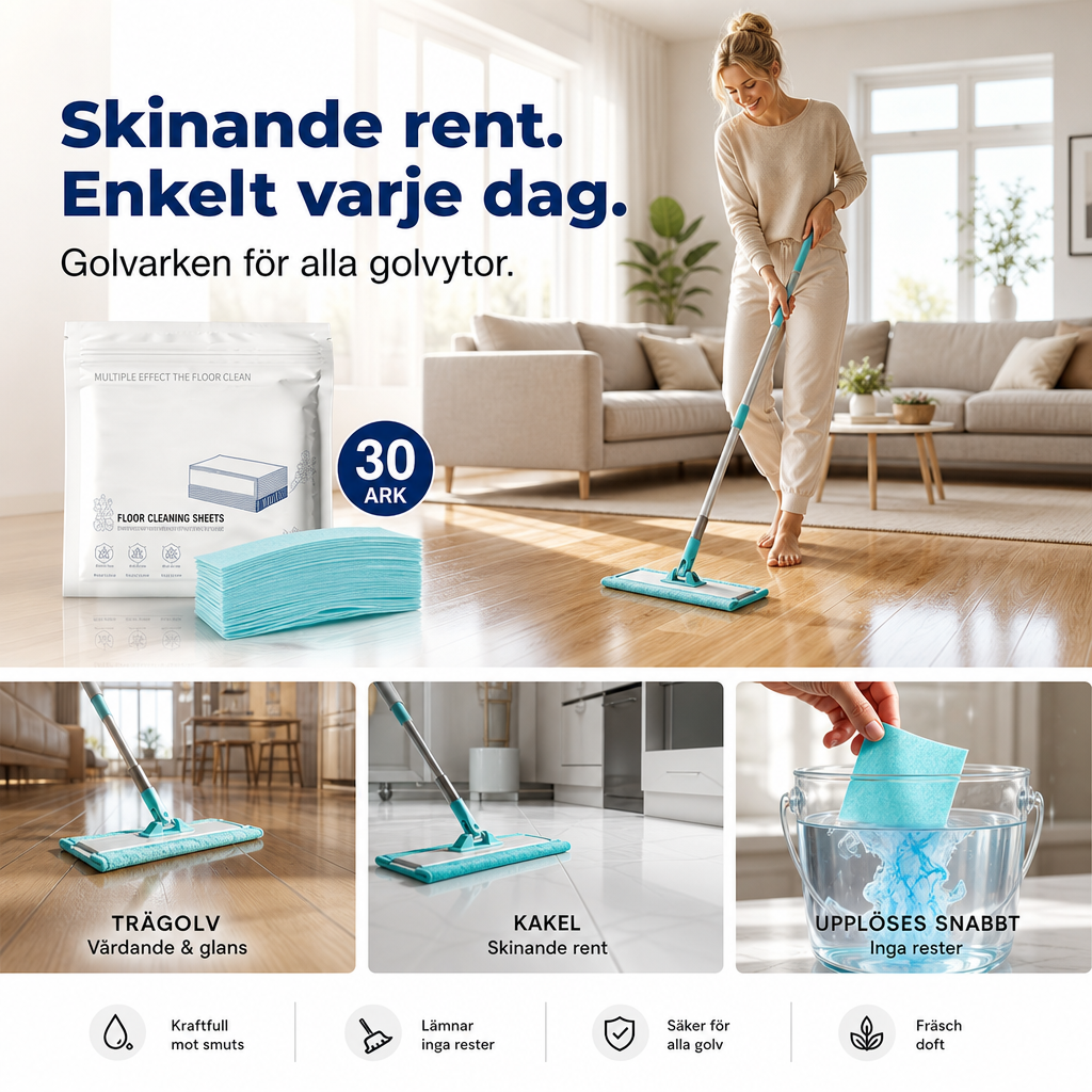 🔥 50 % RABATT! 🧹 Multifunktionella golvdukar – ingen extra utrustning behövs, bara ta en duk och rengör direkt ✨