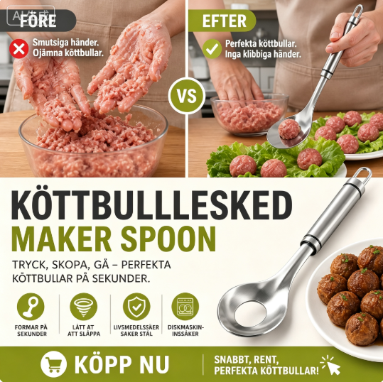 🔥50% RABATT NU!🍳Kreativ form med håldesign – pressa, forma och släpp enkelt✨