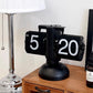 🎁Modern Digital Mechanical Retro Flip Down Clock wіth Internal Gear Operated