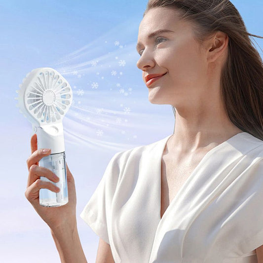 🔥Sommer-Heißverkauf 50% RABATT🔥 Tragbarer Handventilator mit Luftbefeuchter
