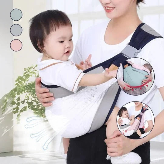 👶 50 % RABATT NU! 🧺 4-i-1 bärsele med ventilerande mesh – 0–36 månader, fram & rygg – nära barnet, händerna fria 💕
