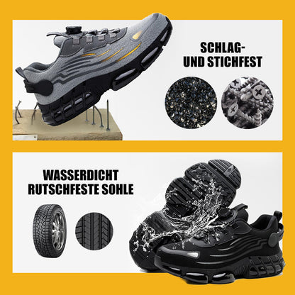 🔥2025 Heißer Verkauf🔥Schlag- und stichfeste Sicherheitsschuhe mit Drehknopf
