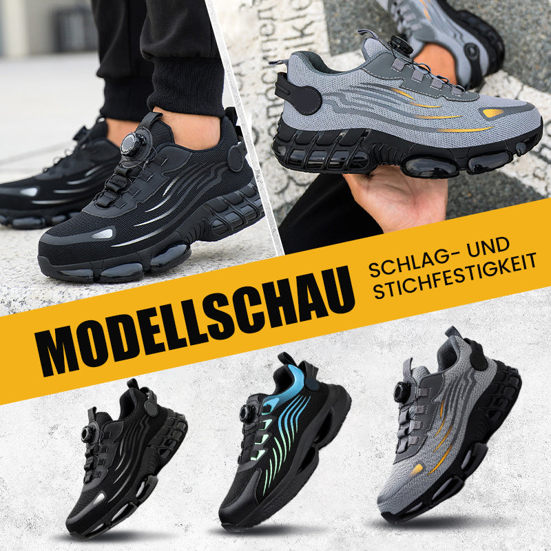 🔥2025 Heißer Verkauf🔥Schlag- und stichfeste Sicherheitsschuhe mit Drehknopf
