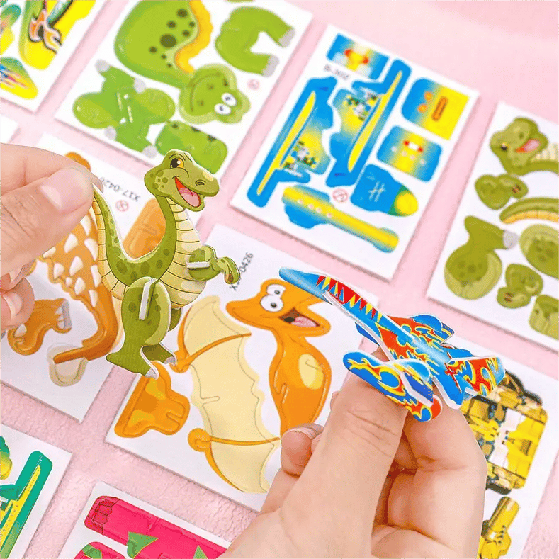 🔥Educational 3D Cartoon Puzzle🧩(25 st)