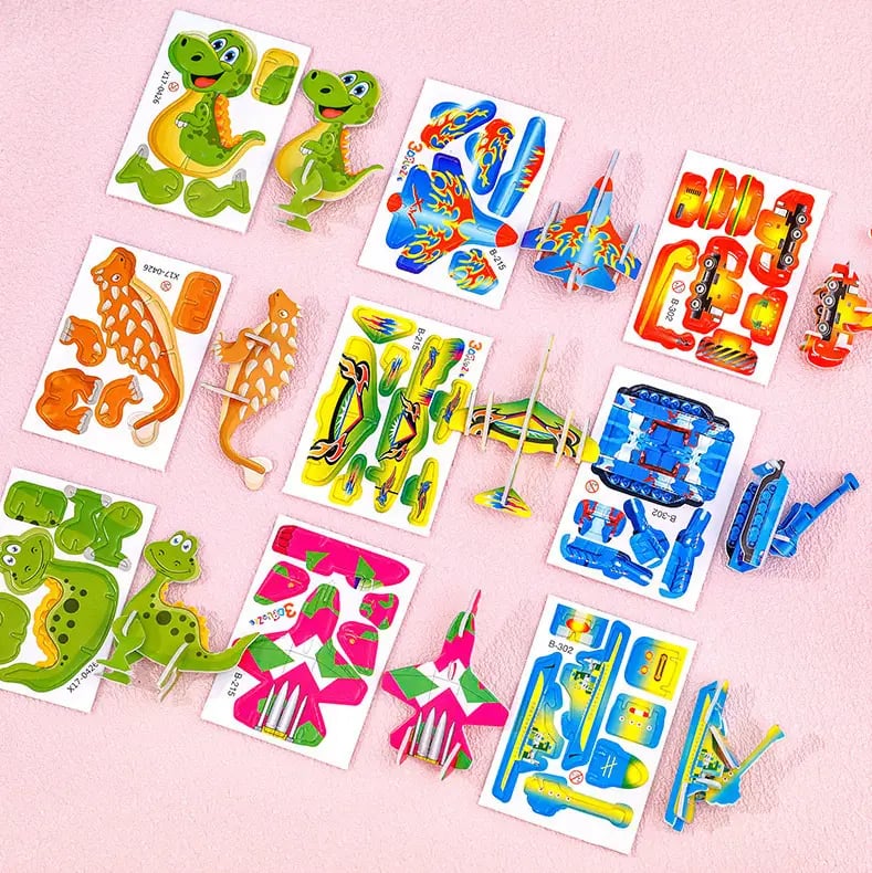 🔥Educational 3D Cartoon Puzzle🧩(25 st)
