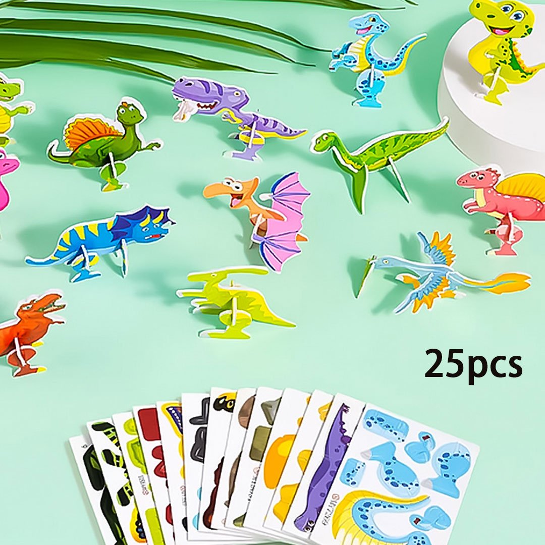 🔥Educational 3D Cartoon Puzzle🧩(25 st)