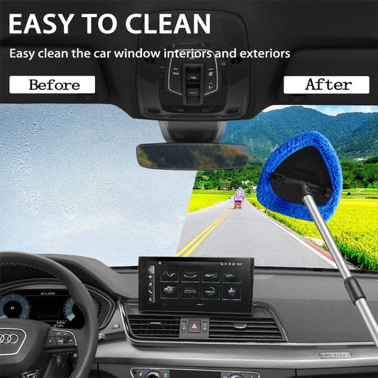 🚗 Autowindschutzscheiben-Reinigungsset – Teleskopdesign mit 180°-Drehung 📢