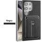 Schutzhülle aus Leder mit magnetischem Kartenhalter für Samsung S23-S25-Serie