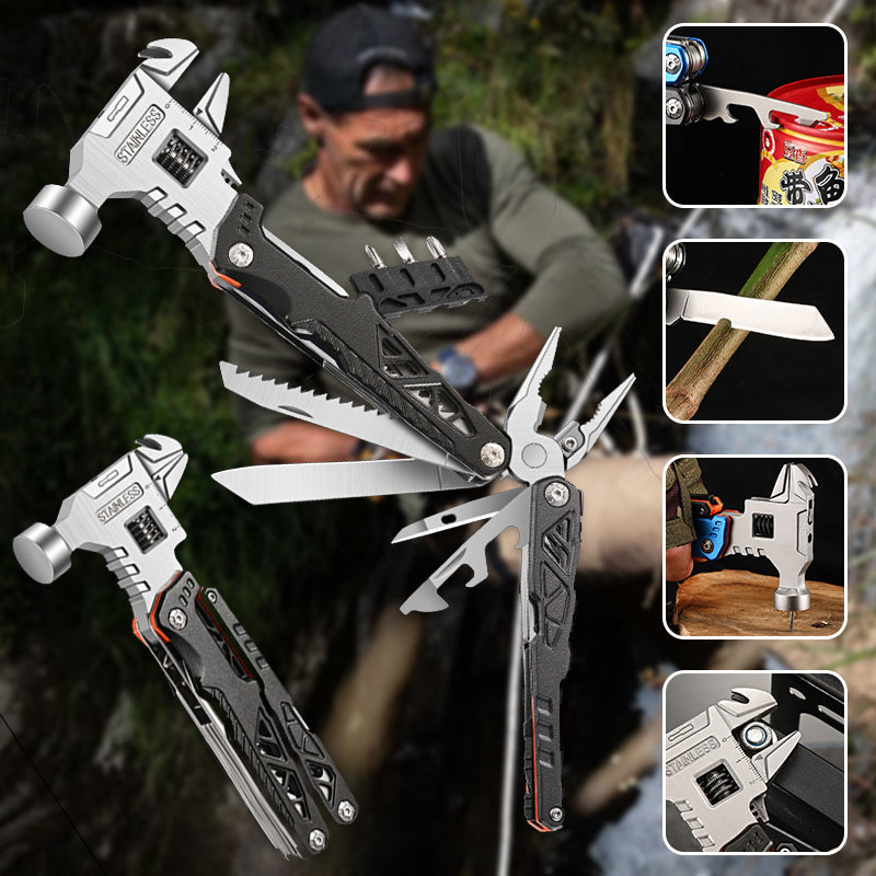 🎯Multifunktionales Outdoor-Tragbares Verstellbarer Schraubenschlüssel