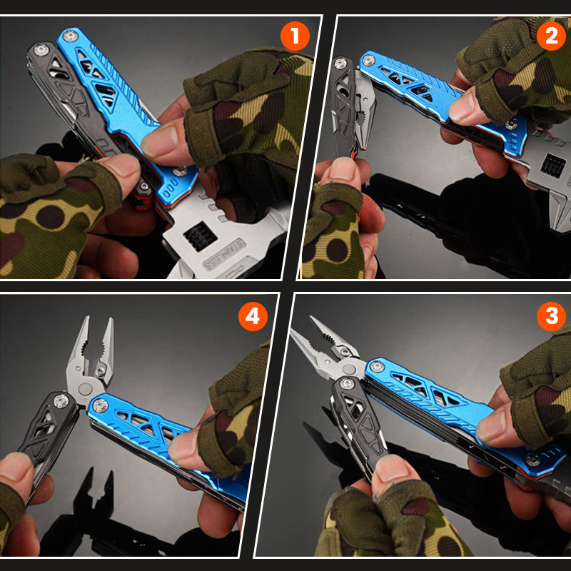 🎯Multifunktionales Outdoor-Tragbares Verstellbarer Schraubenschlüssel