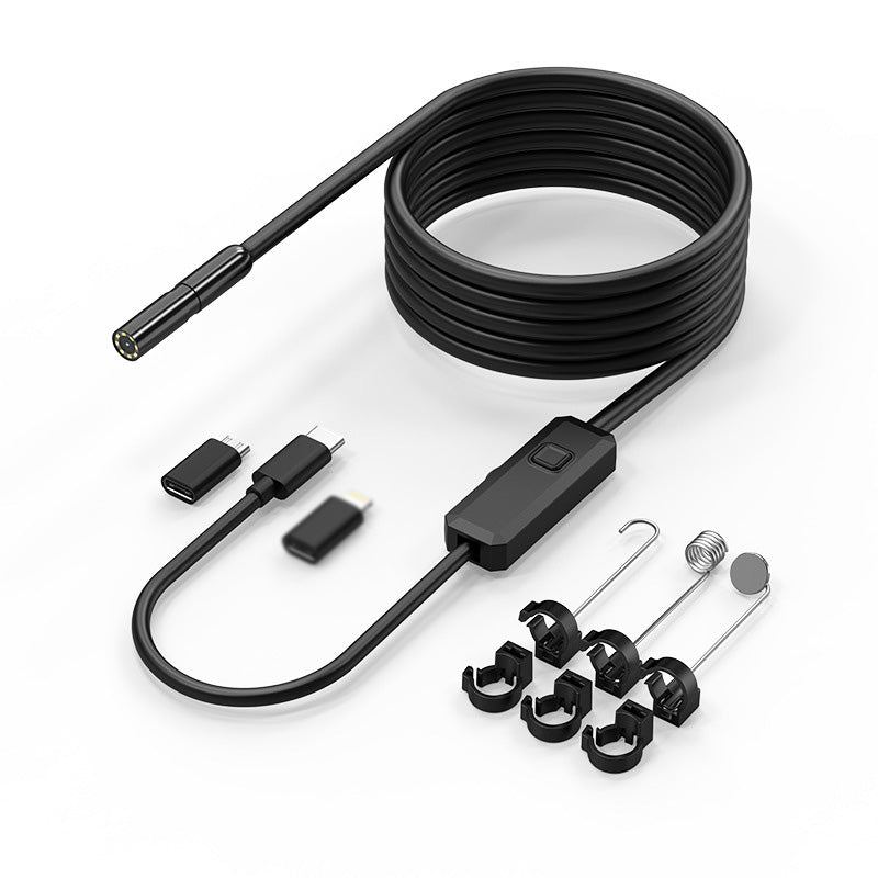 🔥📹 50% RABATT NU! HD vattentät endoskopkamera – 200 W upplösning, flexibel kabel & plug-and-play – perfekt för inspektion av rör, motorer och svåråtkomliga platser 🔍✨