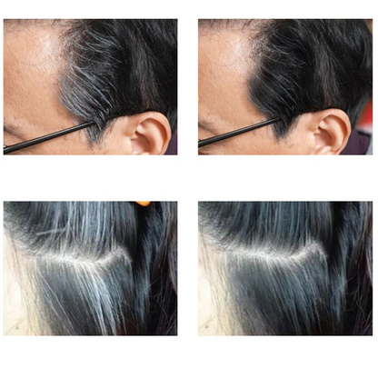 Kamm zum sofortigen Ausbessern der Haarfarbe