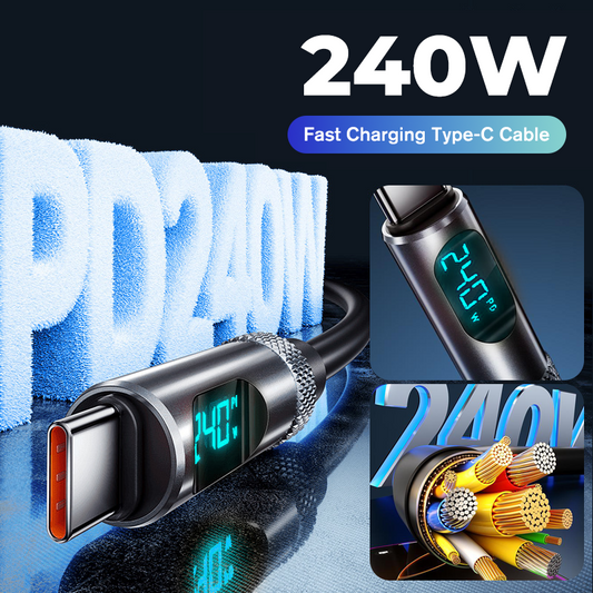 240W Schnelllade Type-C Kabel