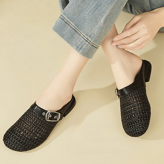 Lässige Pantoletten mit Cut-Out für Damen