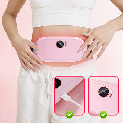Multifunktionaler Bauchmassager mit Heizung und Vibration