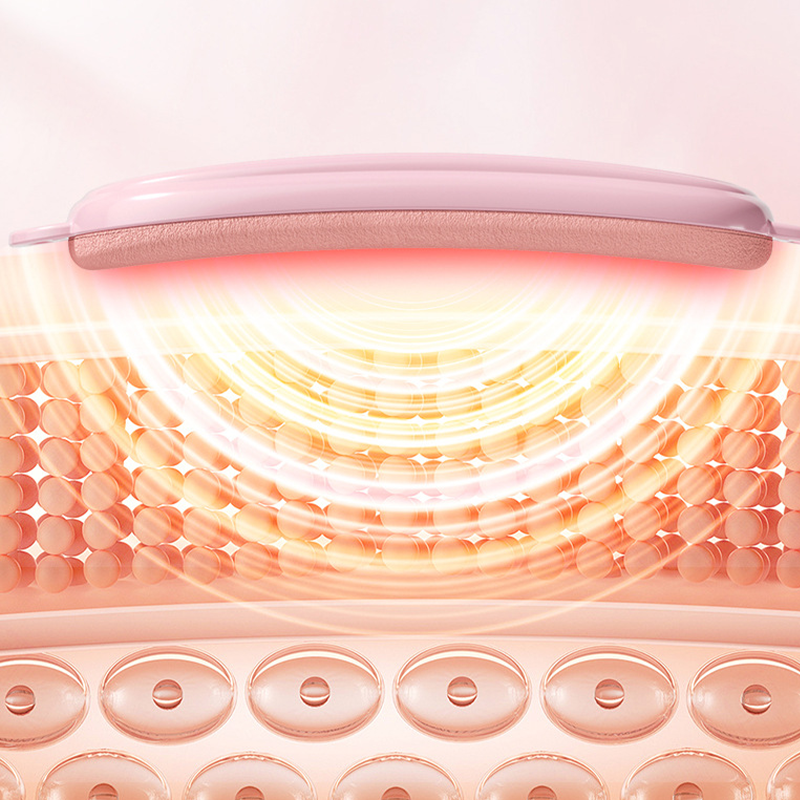 Multifunktionaler Bauchmassager mit Heizung und Vibration
