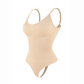 Sexy, nahtloser, formender Body für Damen mit tiefem V-Ausschnitt und verstellbaren Spaghetti-Trägern