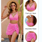 🌸Frühjahr-Sommer-Promotion-Periode! -Dick gestreifter Bikini mit hoher Taille 🌸（52% Rabatt）