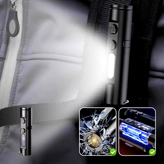 Wiederaufladbare & magnetische Mini-Taschenlampe – ideal zum Schlüsselanhänger