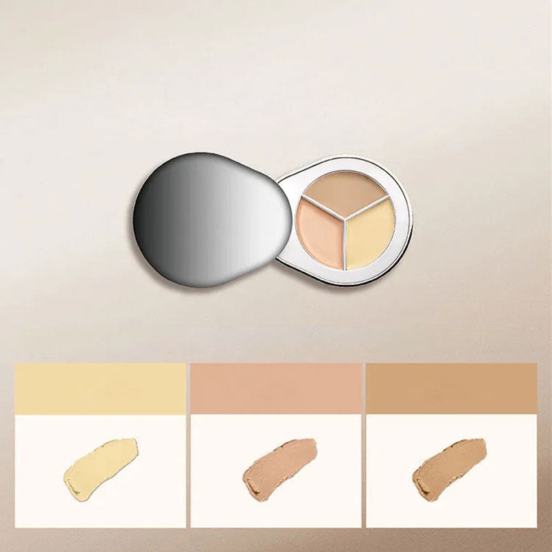 3-in-1 feuchtigkeitsspendende langanhaltende Concealer-Palette
