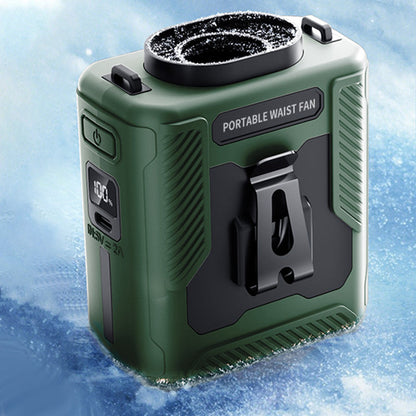 ❄️Tragbarer, wiederaufladbarer Taillen-Kühlventilator mit Clip🌪️