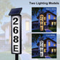 SolarTech Dual-Beam Adressbeschilderung
