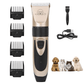 🥳2026 HETT ERBJUDANDE🥳💞50K+ SÅLDA! 🐾✂️ 50% RABATT! Tyst hårklippningsset för husdjur – sladdlös, keramiska blad, 4 distanskammar. För katter, hundar & hästar. Tyst trimning! 🔋💚