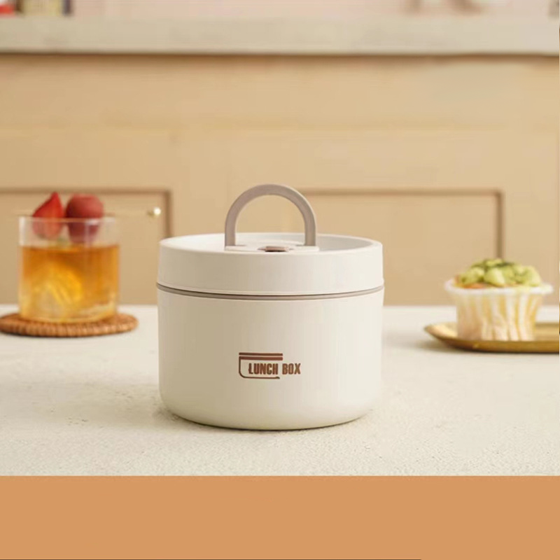🍱 50% RABATT NU! 🥗 Bärbar Isolerad Lunchbehållare i 304 Rostfritt Stål – Läckagesäker & Håller Maten Varm i 4 Timmar ✨