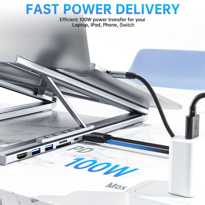 USB-C-Dockingstation-Laptopständer mit 4K HDMI