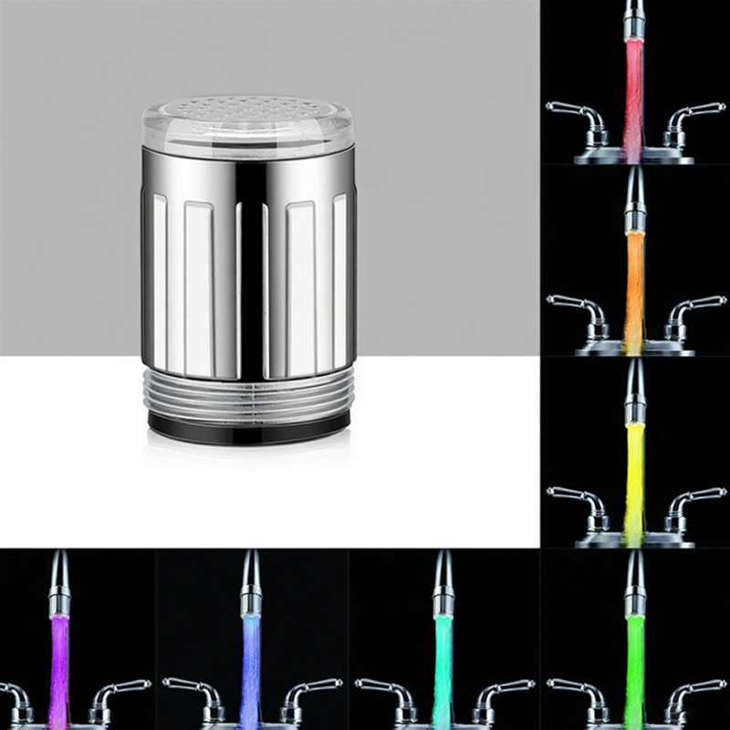LED-Wasserhahn – 3-Farben-Temperatursensor und Regenbogenlichtmodi