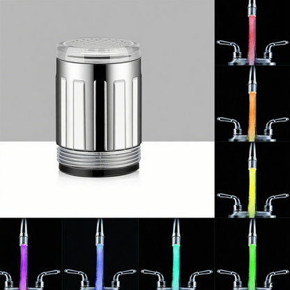 LED-Wasserhahn – 3-Farben-Temperatursensor und Regenbogenlichtmodi
