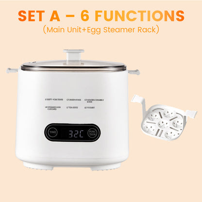 🎁2025 Neues Design🥚✨Mini-Multifunktions-Eierkochset mit Smart Touch Panel🔥