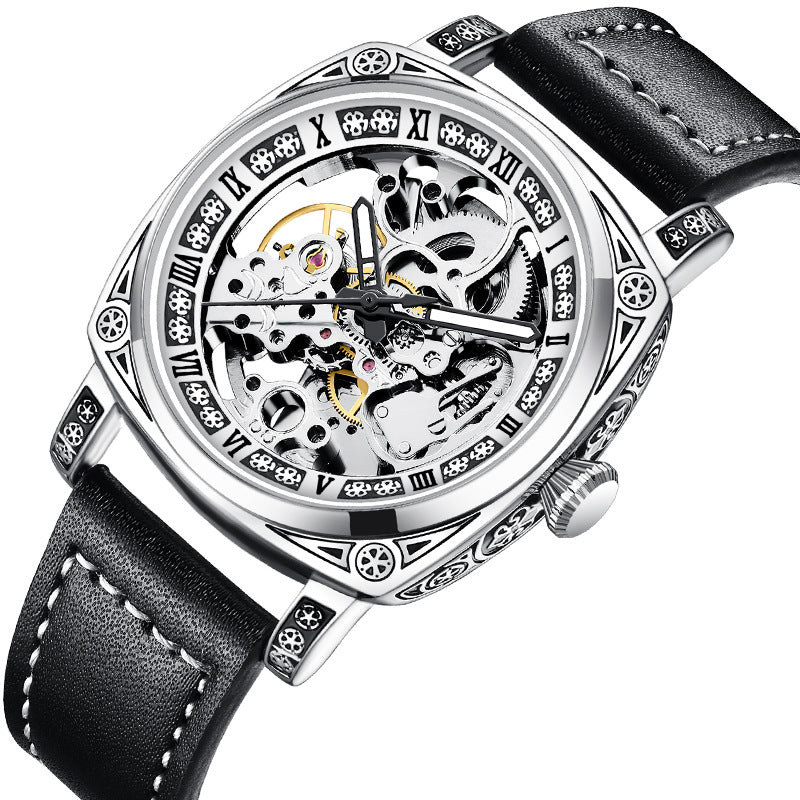 💥Hot Sale 50% Discount⌚A multifunctional engraved mechanical watch