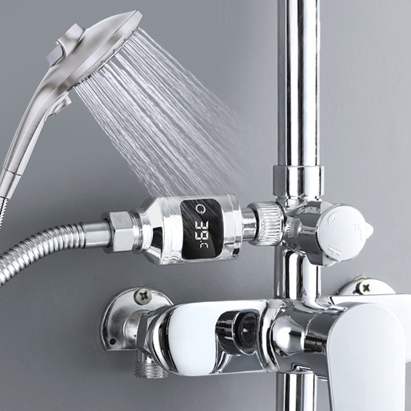 🚿 50% RABATT! 🌡️ LED-DUSCHTERMOMETER - Exakt Temperaturvisning med Storskärm, Enkel Monteringen utan Verktyg, Vattentät Design för Moderna Badrum 🛁✨