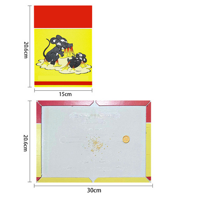 Extra große Rattenleimfallen-Pads