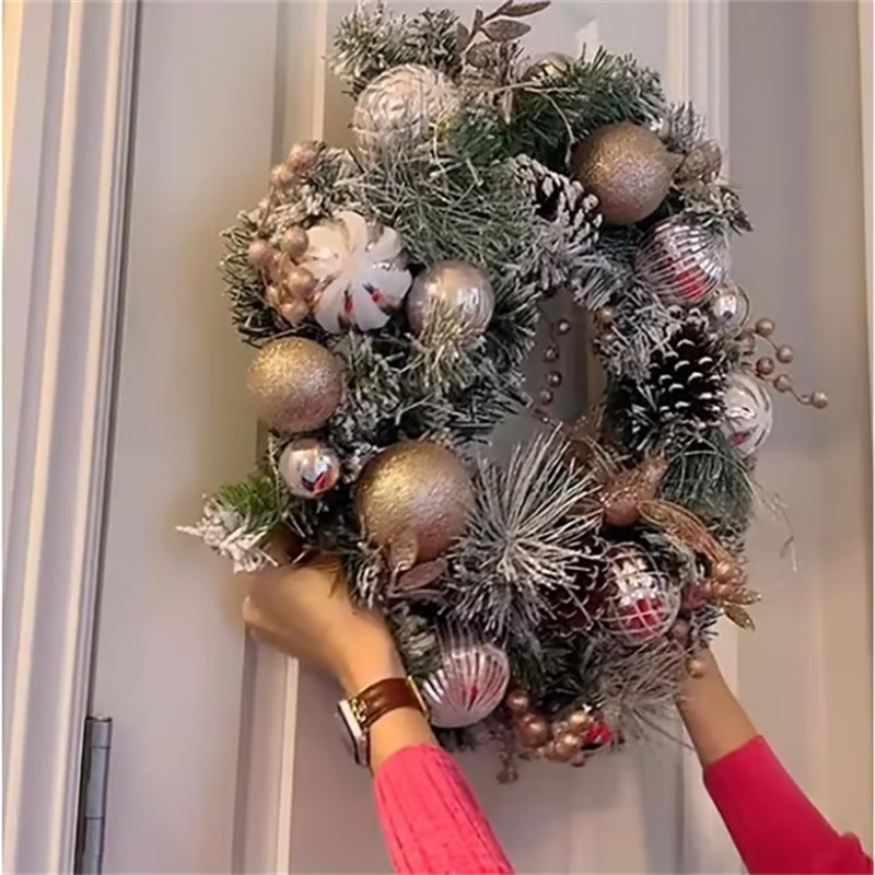 🔥Sugkoppskrok i Rostfritt Stål för Julkransar