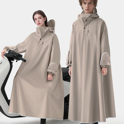 🌧️Unisex-Regenponcho mit Kapuze für Elektrofahrräder in Übergröße