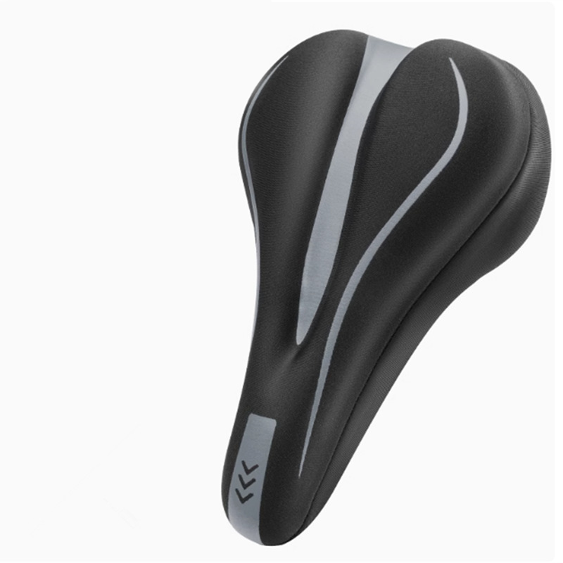 🚴 50% RABATT NU! 🪑 Hög elastiskt Silikon Cykelsadelsöverdrag – Ergonomiskt Stöd, 3-lagers Komfort & Halkskydd 🛡️